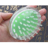 Plastic Silicone Head Massager Hair Comb Hair Massage Scalp Brush Shampoo Brush 3 Colors Optional Elitzia ETHSF12（Green）