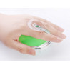 Plastic Silicone Head Massager Hair Comb Hair Massage Scalp Brush Shampoo Brush 3 Colors Optional Elitzia ETHSF12（Green）