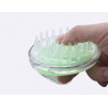 Plastic Silicone Head Massager Hair Comb Hair Massage Scalp Brush Shampoo Brush 3 Colors Optional Elitzia ETHSF12（Green）