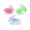 Plastic Silicone Head Massager Hair Comb Hair Massage Scalp Brush Shampoo Brush 3 Colors Optional Elitzia ETHSF12（Green）