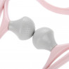 Massage Tools Neck Shoulder Massage Roller Handheld Self-massager Body Relax Two Colors Optional Elitzia ETHSF05（Pink）