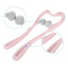 Massage Tools Neck Shoulder Massage Roller Handheld Self-massager Body Relax Two Colors Optional Elitzia ETHSF05（Pink）