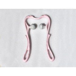 Massage Tools Neck Shoulder Massage Roller Handheld Self-massager Body Relax Two Colors Optional Elitzia ETHSF05（Pink）