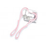 Massage Tools Neck Shoulder Massage Roller Handheld Self-massager Body Relax Two Colors Optional Elitzia ETHSF05（Pink）
