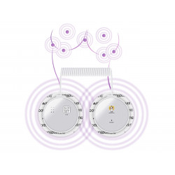 Portable Electric Brest Massager With Massage Patches Breast Enlargement Home Use Elitzia ETKD5010