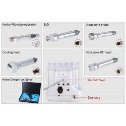 Skin Whitening Acne Treatment RF Hydro Oxygen Jet Spray BIO Machine Elitzia ETFT1316