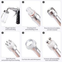 Skin Whitening Acne Treatment RF Hydro Oxygen Jet Spray BIO Machine Elitzia ETFT1316