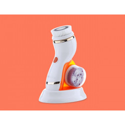 Skin Care Pore Cleanser Blackhead Remover Face Massager 4 In 1 Electric Beauty Device Elitzia ETAE8286B（Orange）