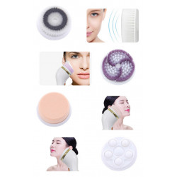 Skin Care Pore Cleanser Blackhead Remover Face Massager 4 In 1 Electric Beauty Device Elitzia ETAE8286B（Orange）