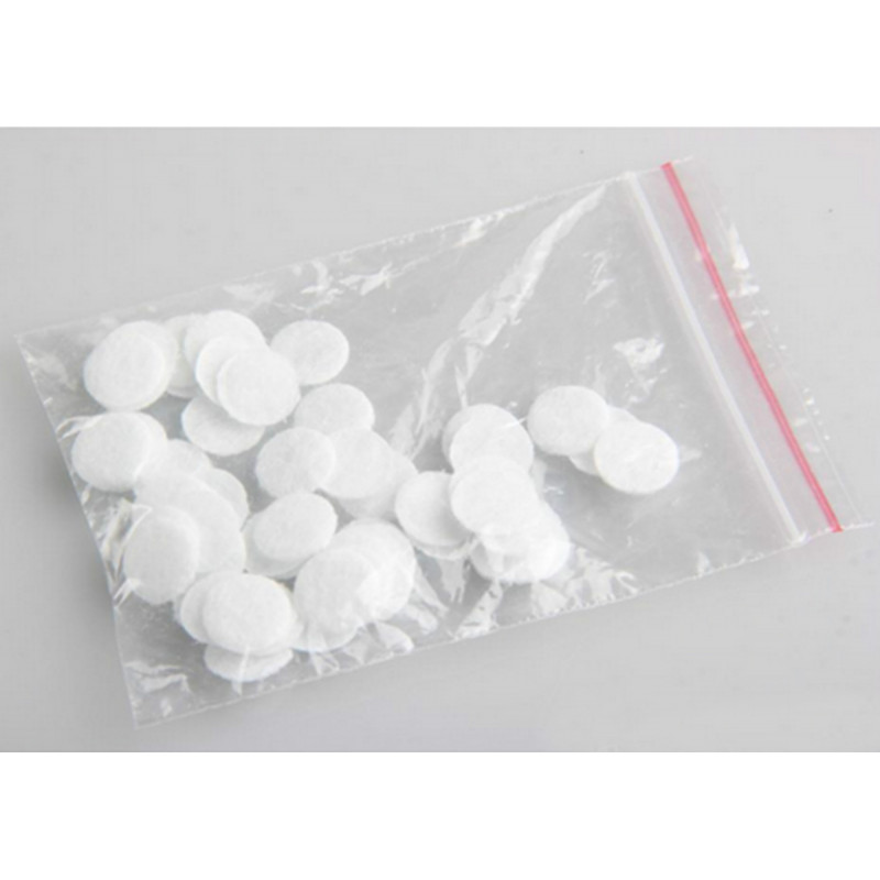 50PCS Round Cotton Pads Filter Accessories For Vacuum Cleaner Beauty Machine Elitzia ETCF2030