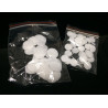 50PCS Round Cotton Pads Filter Accessories For Vacuum Cleaner Beauty Machine Elitzia ETCF2030