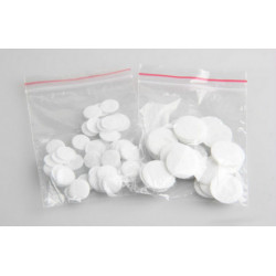 50PCS Round Cotton Pads Filter Accessories For Vacuum Cleaner Beauty Machine Elitzia ETCF2030