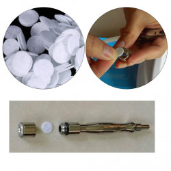 50PCS Round Cotton Pads Filter Accessories For Vacuum Cleaner Beauty Machine Elitzia ETCF2030