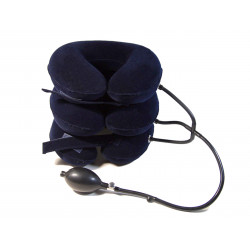 Elitzia ETB022T 3 Layers 3 Tubes Genuine Cervical Spondylosis Traction Massage Neck Stretcher Blue Color