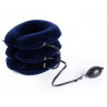 Elitzia ETB022T 3 Layers 3 Tubes Genuine Cervical Spondylosis Traction Massage Neck Stretcher Blue Color