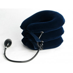 Elitzia ETB022T 3 Layers 3 Tubes Genuine Cervical Spondylosis Traction Massage Neck Stretcher Blue Color