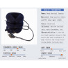 Elitzia ETB022T 3 Layers 3 Tubes Genuine Cervical Spondylosis Traction Massage Neck Stretcher Blue Color